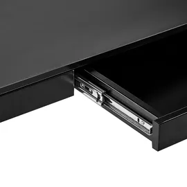 Beliani Schreibtisch Kenly Schwarz