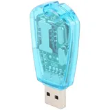 カードリーダー USB-Schnittstelle Handy-SIM-Kartenleser-Brenner: Sichern und Kopieren für QQ/ICQ/MSM/PC-Computer – USB-SIM-UIM-Kartenleser von