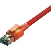 EasyLan CS1ORADAD0070 - Cat.6a LED Patchkabel, DualBoot, S/FTP, rot,