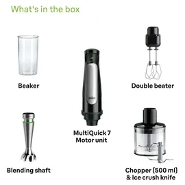 Braun MultiQuick 7 MQ 7035XBI Stabmixer