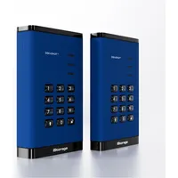 iStorage diskAshur3 HDD 1TB - Blue (1 TB), Externe Festplatte, Blau