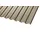 Gutta Polycarbonat Wellplatte 250 x 104 cm bronze