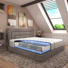 Hn8 Schlafsysteme Taschenfederkernmatratze XXL Gelstar T-1000 90 x 190 cm H4