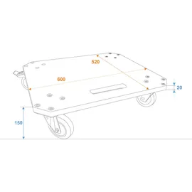 Roadinger 30109818 MDF Rollbrett