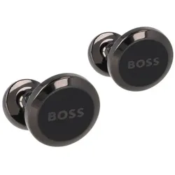 Boss Manschettenknöpfe Messing 0.4 cm black2