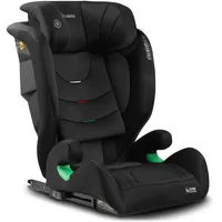 Nukido Kindersitz 15-36 kg Autositz Kinder Kinderautositz i-Size ISOFIX 4 Punkt Sicherheitsgurt 100 Bis 150 cm Einstellung Der Kopfstütze Abnehmbarer Bezug Waschbar 4 Bis 12 Jahre Schwarz