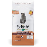Schesir 10kg Sterilized & Light mit Huhn Schesir Katzenfutter trocken