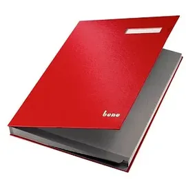 BENE Unterschriftenmappe A4 Rot