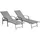 Happy Garden Sardinia Sonnenliege 192,5 x 60,5 x 86 cm Grau