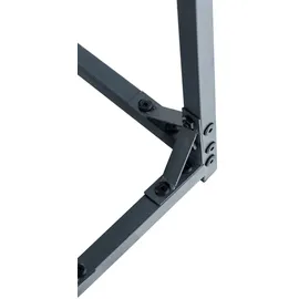 CLP Kaminholzunterstand Ruston Aluminium XL mit Abdeckplane Grau
