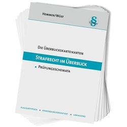 Die Überblickskarteikarten Strafrecht im Überblick