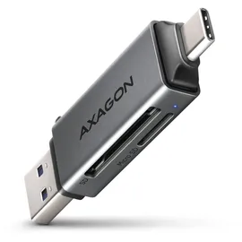 AXAGON CRE-DAC External USB 3.2 Gen1 Type-C+Type-A 2-slot SD/microSD MMC,