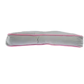 Homescapes Bodenkissen Stern 70 x 48 x 7 cm Grau Rosa