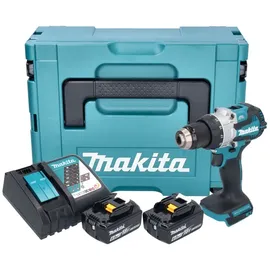 Makita DHP 489 RGJ Akku Schlagbohrschrauber 18 V 73 Nm Brushless + 2x Akku 6,0 Ah + Ladegerät + Makpac