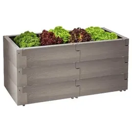 Juwel Timber 3er-Set 130 x 60 x 60 cm grau