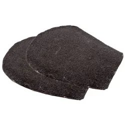 Kavalkade Einlagen f. Lammfellschabracke m. innenliegenden Taschen, 12mm, hinten (Vielseitigkeit) - Schwarz - Vielseitigkeit