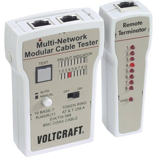 VOLTCRAFT CT-2 Geeignet für RJ-45, BNC, RJ-11