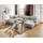 Z2 Wohnlandschaft Stoff 5-Sitzer Grau