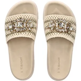 tt.bagatt BAGATT D31-AK794-6900 Damen, Pantoletten, für beige, Größe 40 EU