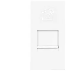 NOEN RJ11, 22,5x45mm modulare Telefonbuchse RJ11, weiß