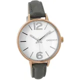 Oozoo Damen Armbanduhr Timepieces 38mm Quarz Leder weiß D2UOC9483A - Weiß