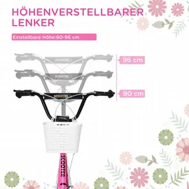 Homcom Kinderroller mit Vorderkorb