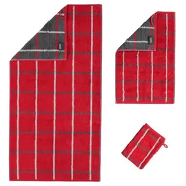 CAWÖ Noblesse Square Gästehandtuch 30 x 50 cm rot