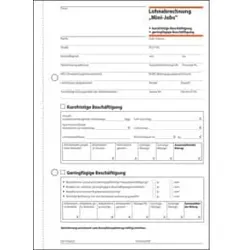 SIGEL Lohn + Gehaltsabrechnung A5 LO519 A5 50 Blatt