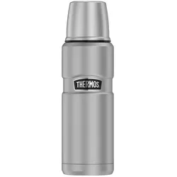Isolierflasche  STAINLESS KING , silber , Edelstahl , Maße (cm): B: 10 H: 32,5