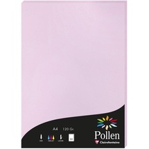 Clairefontaine 4252C Packung mit 50 Karten Pollen 120g, DIN A4, 21 x 29,7cm, Flieder