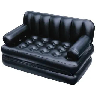 BESTWAY Aufblasbares Sofa 5-in-1 Schwarz