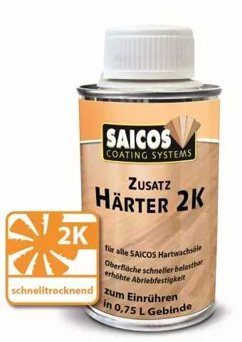 SAICOS Zusatz Härter 2K, 0,125 Liter für 2,5 Liter Hartwachsöl