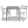 Brafab Delia Gartenstuhl 55 x 55 x 80 cm hellgrau 2 St.