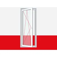 Kunststoff Balkontür Terrassentür Dreh-Kipp Links (DKL), Breite 1100mm