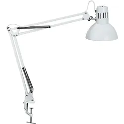 LED-Tischleuchte MAULstudy Klemme inkl. Leuchtmittel E27 weiß