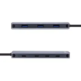 InLine 35392C USB-C 7 Ports), Dockingstation + USB 3.2 Gen.2 Hub, grau
