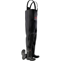 Dunlop_Workwear Purofort FieldPro Neoprene Wathose S5 schwarz Watstiefel schwarz 42