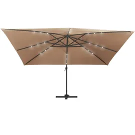 vidaXL Ampelschirm 400 x 300 cm Taupe