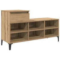 VidaXL Schuhschrank Eiche handwerklich 102 x 36 x 60