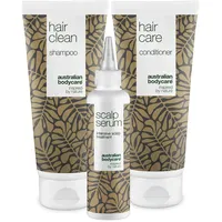 Australian Bodycare Teebaumöl 250 ml + Haarspülung 250 ml + Kopfhautpflege Serum 150 ml Geschenkset