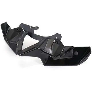 SarUel Motorrad Downforce Naked Front Frontspoiler Winglet Aerodynamisches Wing Spoiler Kit Kompatibel mit Kawasaki Z900 Z 900 2020 2021 2022 (Color : Bright Black)