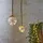 Star Trading Star Jutta LED Glaskugel, Glas, Beige, ca. 15 cm Ø