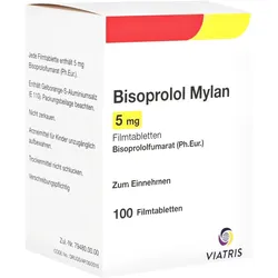 Bisoprolol Mylan 5 mg Filmtabletten 100 St