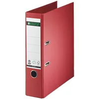 Leitz Ordner Pappe A4 180 Grad 80mm rot Packung