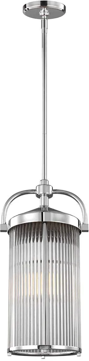 Elstead Lighting Paulson 3-flammige Pendelleuchte in Chrom für Bad und Wohnraum