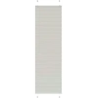 VidaXL Plissee Hellgrau 65x200 cm Stoffbreite 64,4 cm Polyester