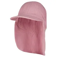 Sterntaler Schirmmütze mit Nackenschutz Musselin in rosa | Gr.: