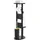 Yorbay WC-Garnitur mit Toilettenpapierhalter Schwarz