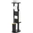 Yorbay WC-Garnitur mit Toilettenpapierhalter Schwarz