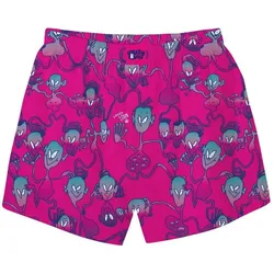 Cleptomanicx Boxershorts Aliens cranberry S